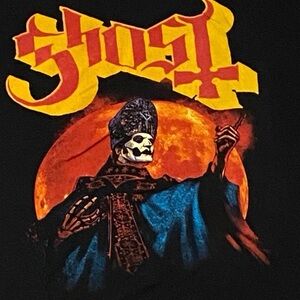 Ghost The Band T Shirt Mens 3X Black Discontinued Short Sleeve Graphic Print Tee